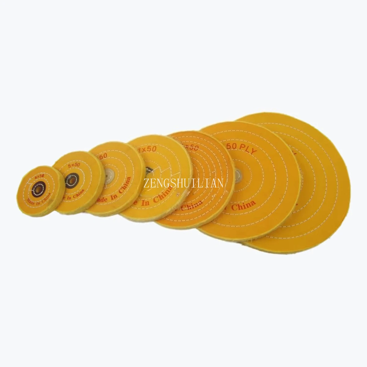 1 قطعة: الأبيض القطن الوبر القماش عجلة تلميع الذهب والفضة والمجوهرات مرآة إطارات لامعة طاحونة أداة تلميع القرص الملمع #6