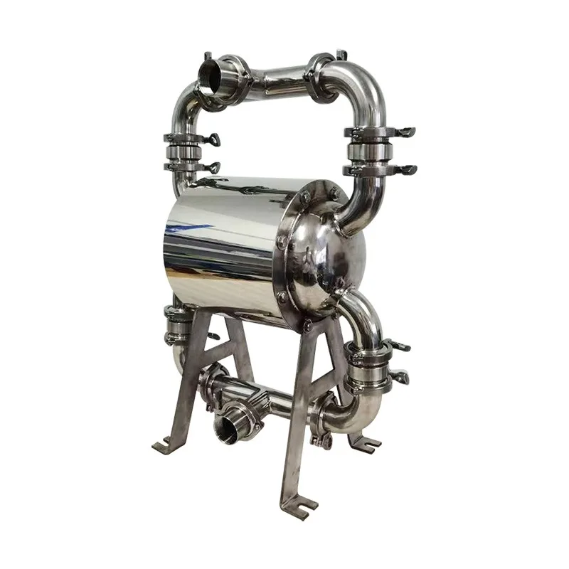 Food hygiene pneumatic diaphragm pump, fully polished, easy to disassemble and clean