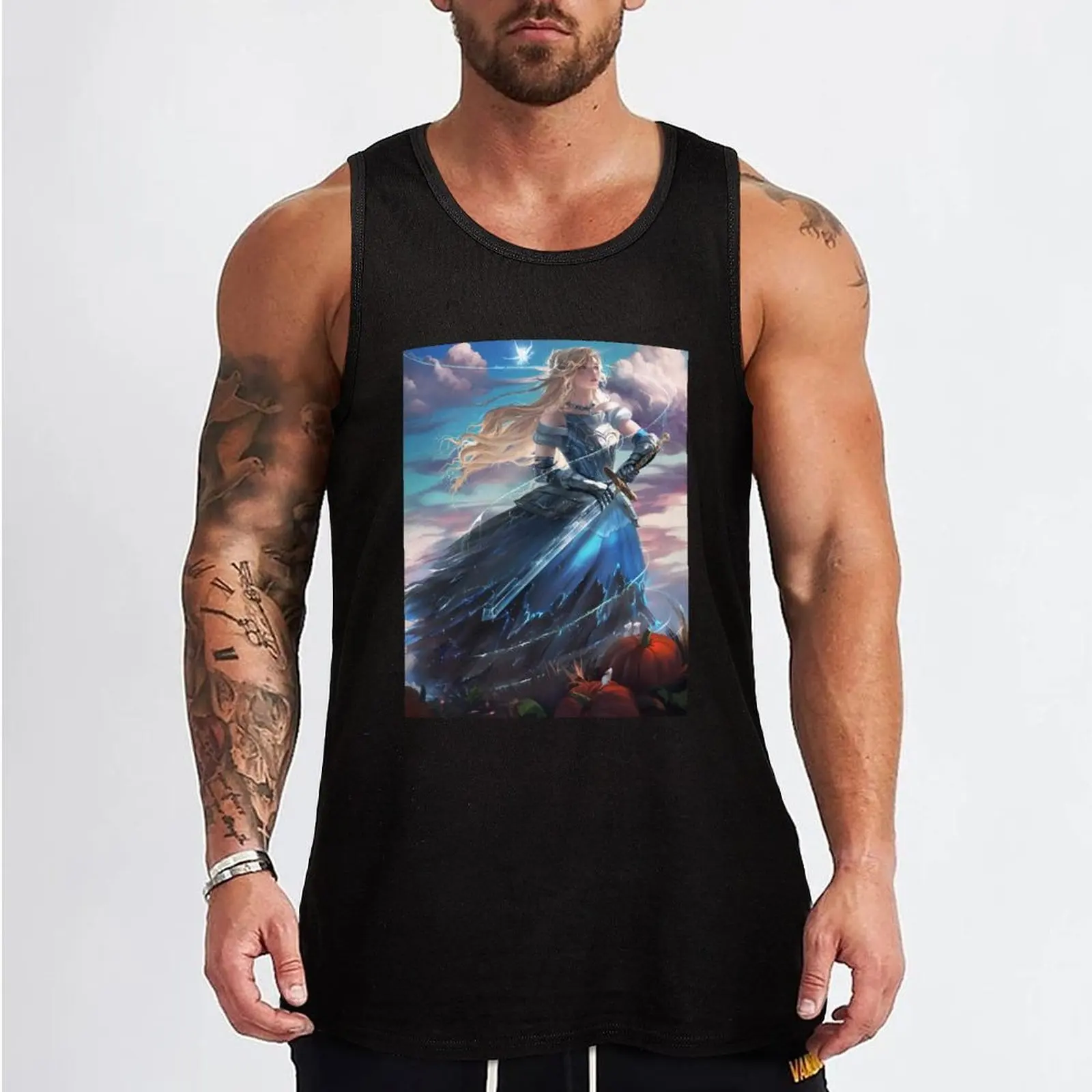 Cinderella Knight Tank Top sexy clothes men gym men fashion 2024 man