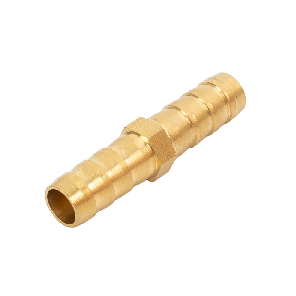 Connector Pipe Joint Replacement Accessory Circular For Air Liquid 2-Way Straight Water Brass Connection Fitting Forging