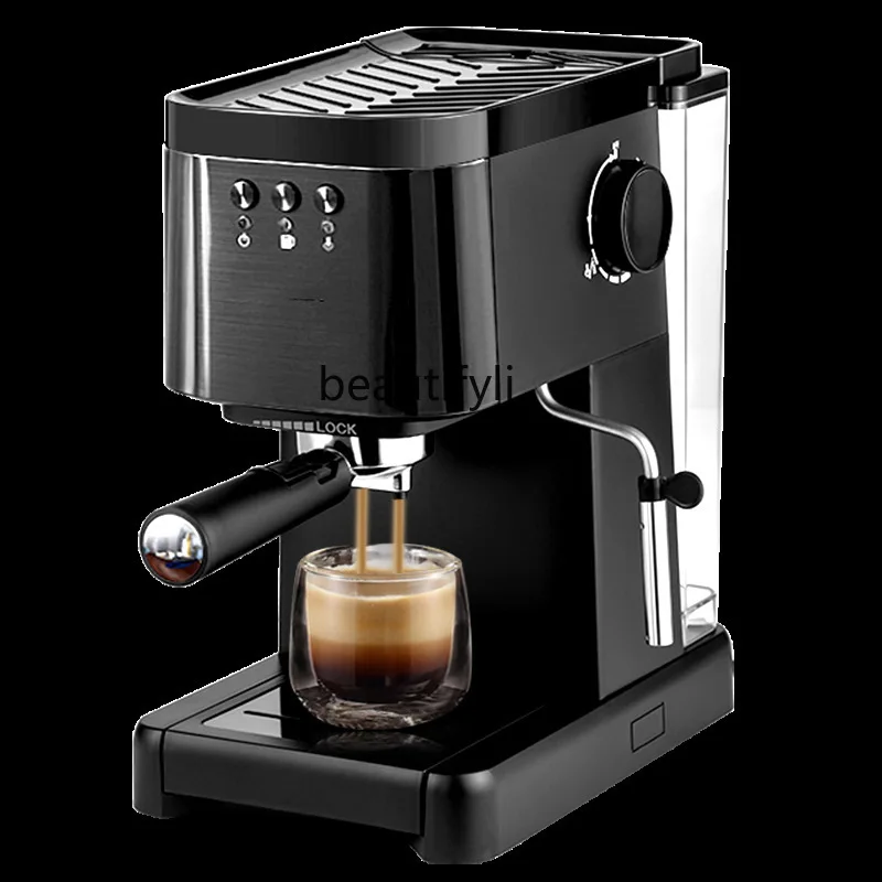 Ufficio semiautomatico italiano per uso domestico e commerciale in schiuma di latte a vapore ad alta pressione