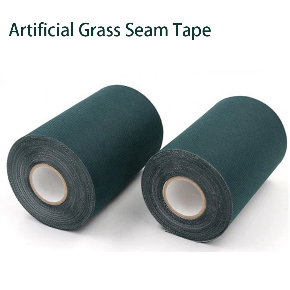 

3 Rolls Artificial Grass Joint Tape Grass Turf Tape Self-adhesive Lawn Repair Seam Tape Garden Green Synthetic Lawn Carpet Fixed