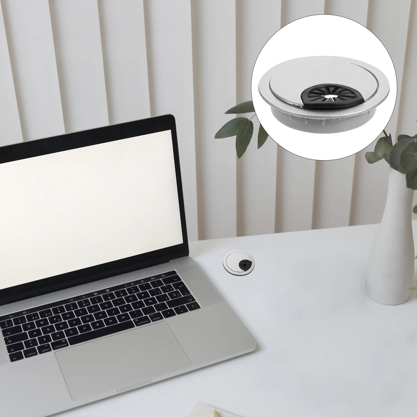 

20 Pcs Electronic Equipment Cable Hole Cover The Wire Cord Silica Gel Grommet Desk Computer Threading
