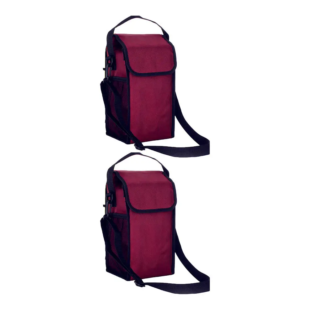 2 قطعة حقيبة نزهة معزولة أكسفورد القماش المحمولة علب الاغذية حفظ الطعام في الهواء الطلق التخييم شواء السفر التنزه التخزين