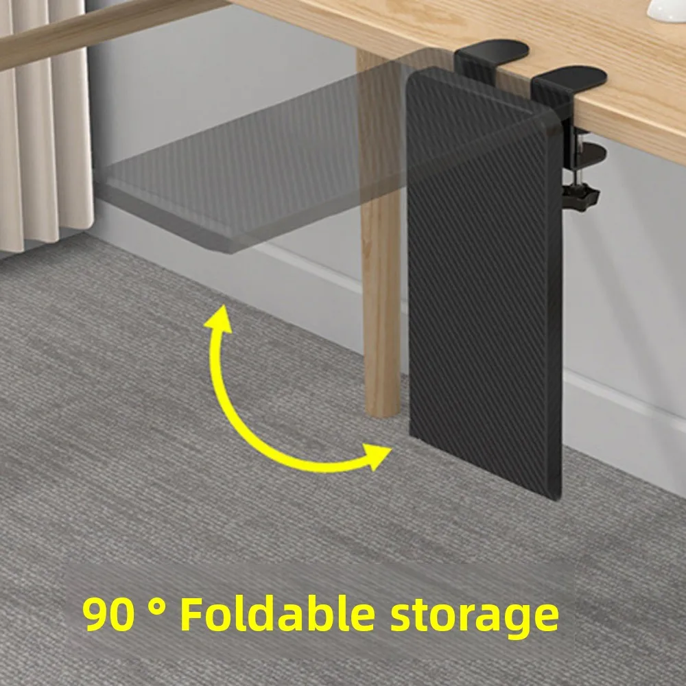 Foldable Computer Arm Rest Ergonomic Adjustable Computer Arm Support Extended Sturdy Computer Hand Bracket Home Desktop