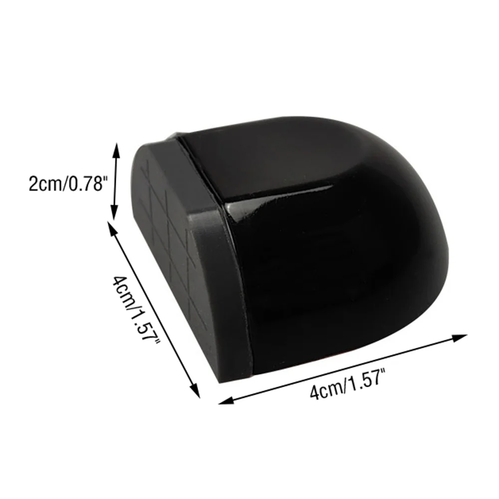 Black Self-Adhesive Door Stopper Door Holder Protect Walls And Furniture No Punch Furniture-Friendly Home Improvement
