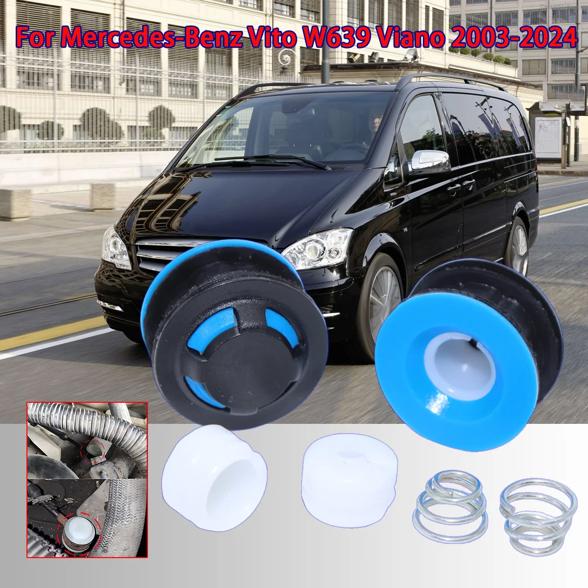 

MT Gear Shift Cable Linkage End Rod Bushing Gearbox lever Selector Grommet Repair For Mercedes-Benz Vito W639 Viano 2003-2024