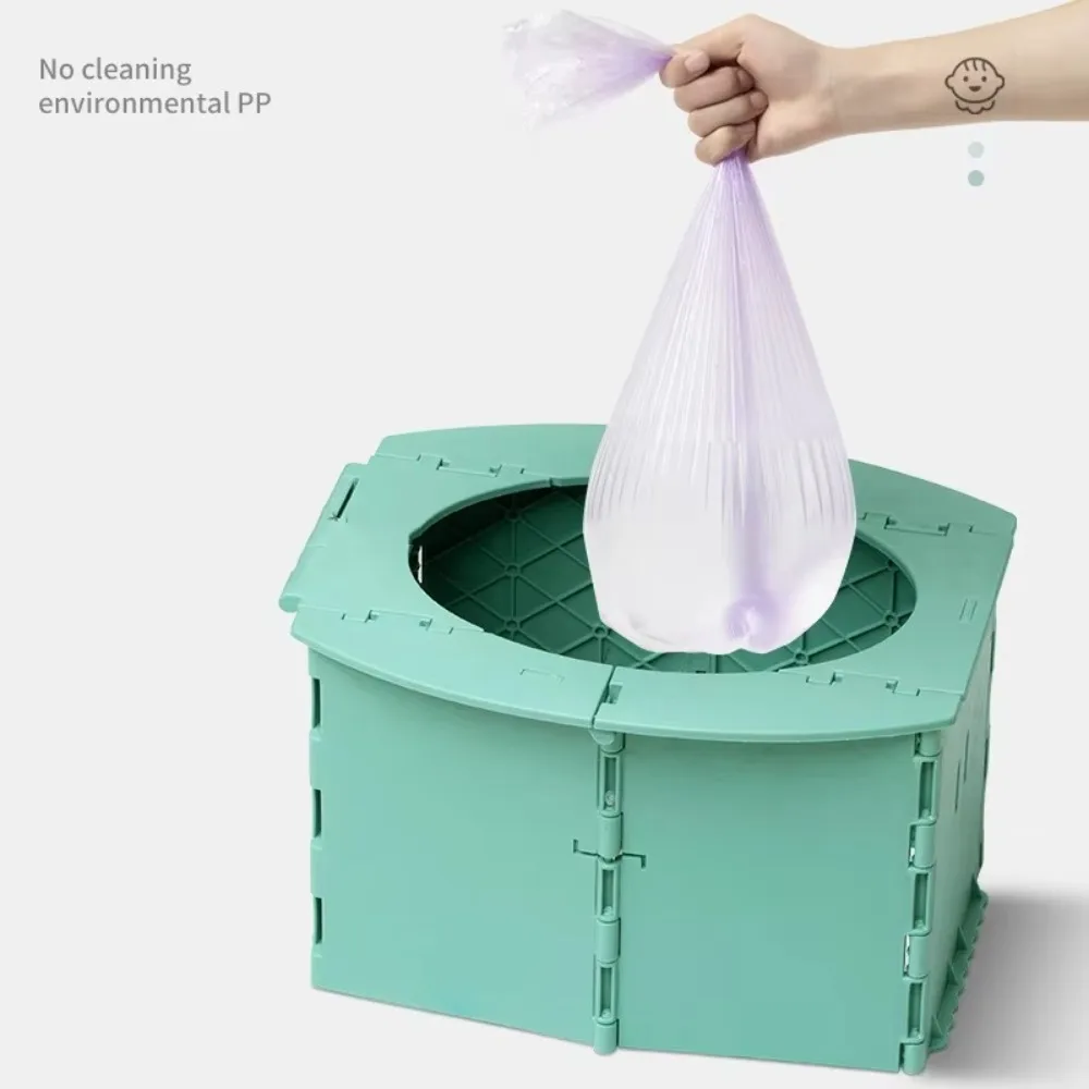 Penico portátil dobrável para crianças, fácil de limpar, assento de treinamento para bebê, assento sanitário, viagem, pote de bebê