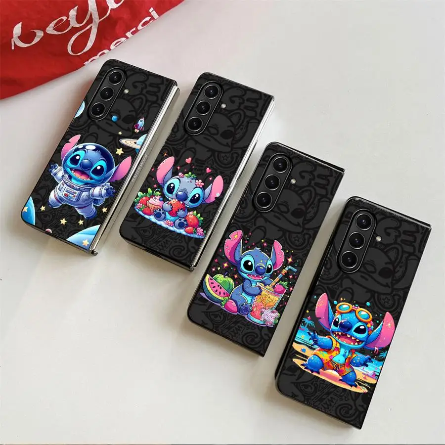 Задний чехол для телефона Samsung Galaxy ZFold6 Z Fold 7 6 5 4 3 ZFold3 ZFold5 ZFold4 ZFold7 Cartoon Disney Cute Stitch