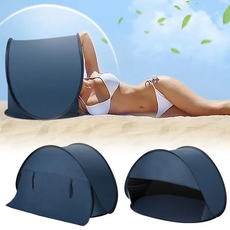 Beach Tent Head Shade Protection Canopy Face For Outdoor Picnic Beach Camping Breathable Head shade tent Head Shade Tent Instant