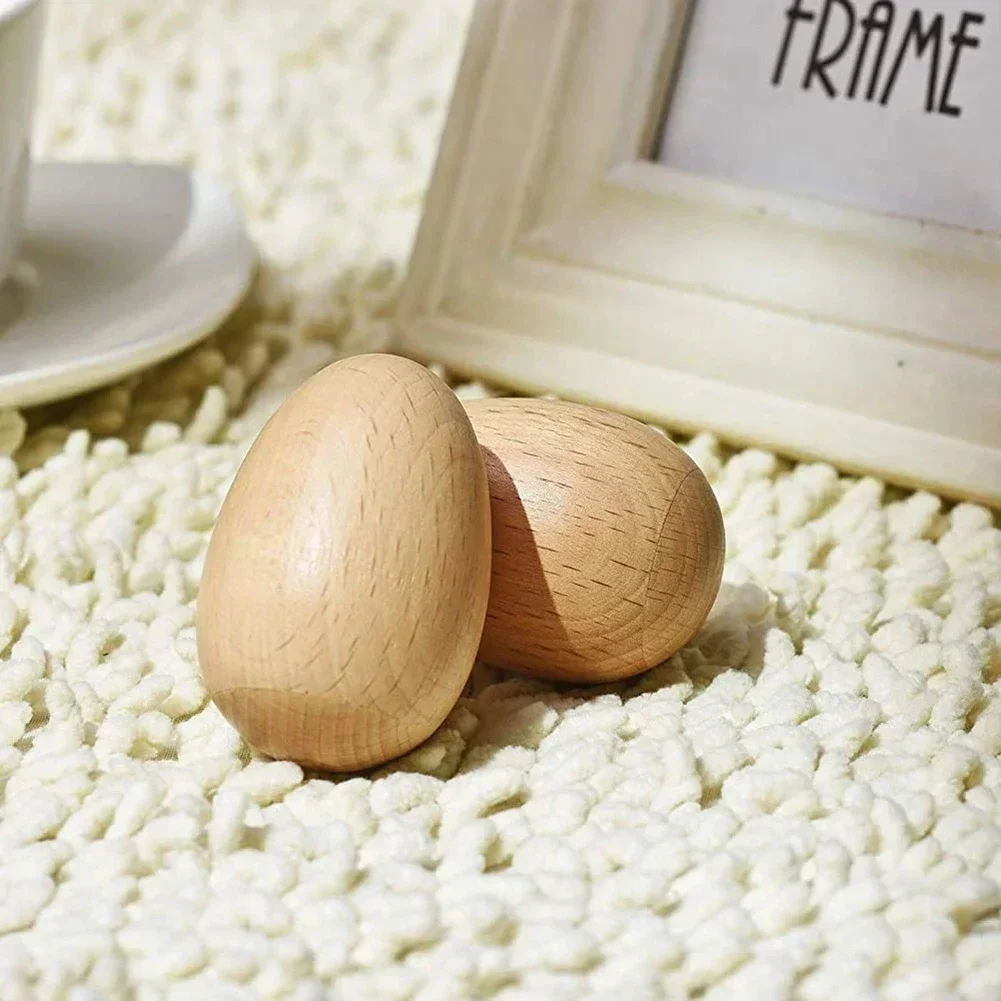 New 1 Piece Of Beech Wood Egg Knitting Props Used For Sewing Knitting Socks DIY Apparel Sewing Supplies