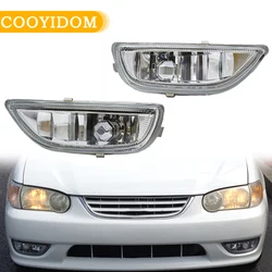 Car Front Driving Lamp Fog Lights Clear Lens 8122002030 8121002040 For Toyota Corolla 2001 2002 fog light Driving light For car