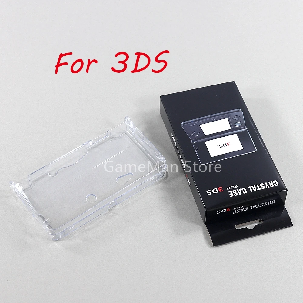 5 uds reemplazo de plástico transparente cristal transparente carcasa protectora dura funda de piel para Nintendo 3DS