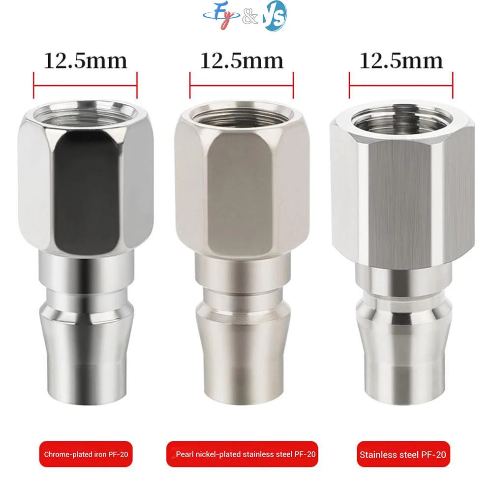 Quick Connector for Spray Gun Tail, Pneumatic Air Hose Quick Coupler 1/4