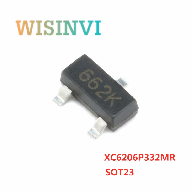 3000PCS in reel XC6206P332MR 662K SOT23 XC6206P332  6206-3.3 XC6206-3.3V 662K LDO Voltage Regulator SOT-23 new and original