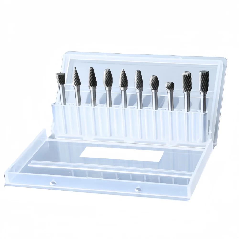 

3x5mm 10pcs/box Tungsten Carbide Burr 3mm core for dremel grinding or cutting steel or wood working