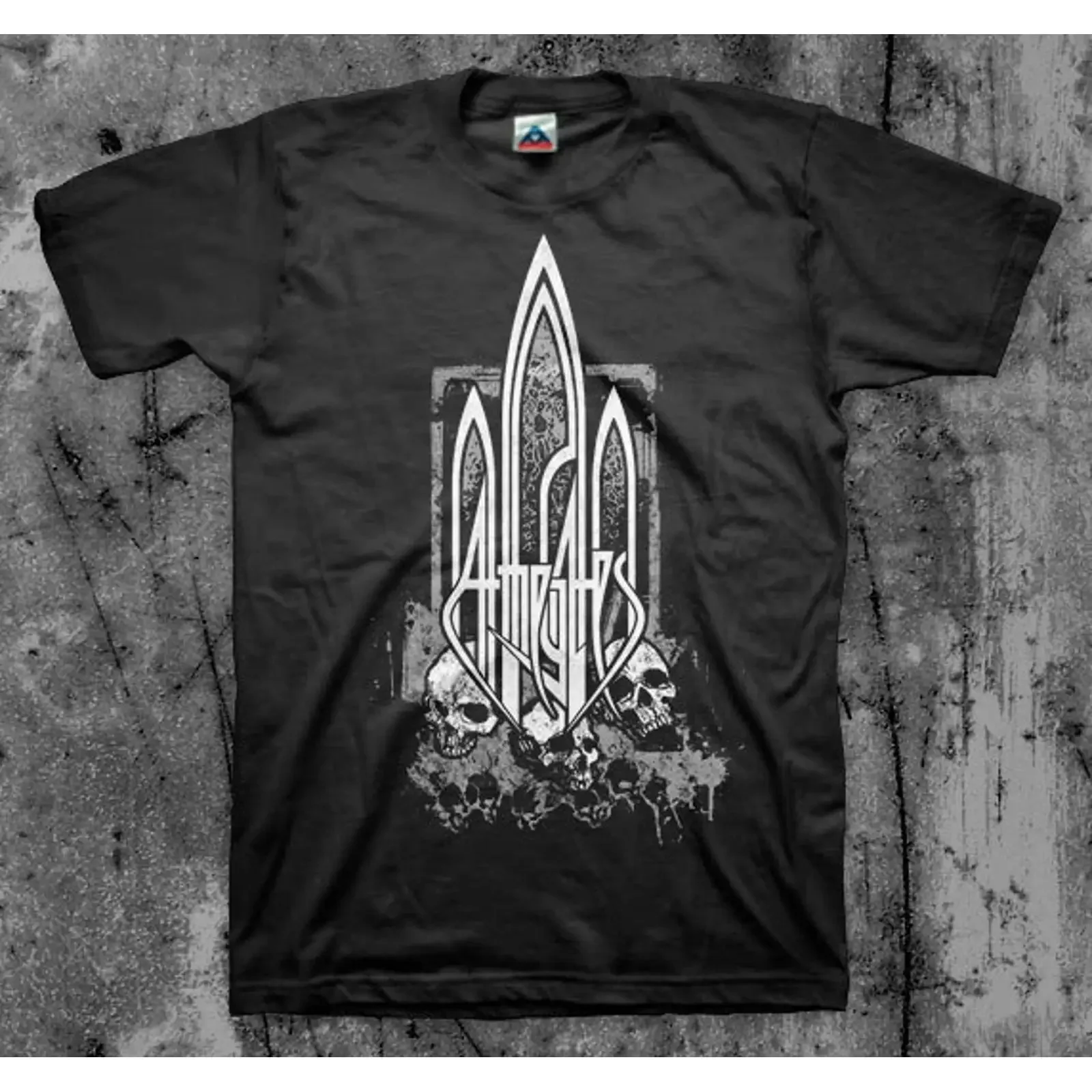 At the Gates 'Pile Of Skulls' T shirt vintage Washed Stylish Versatile Stretched Slightly Comfortable streetwear