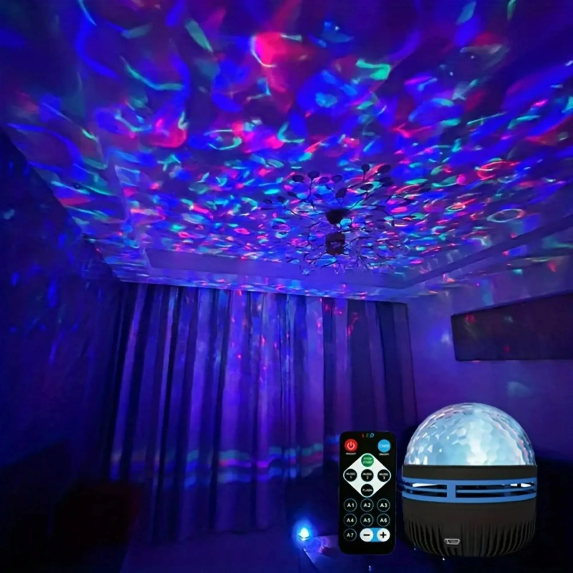 Northern Lights Starry Sky Projector LED Night Light with Remote Control USB A Variety of Styles for Home Bedroom Party Decor