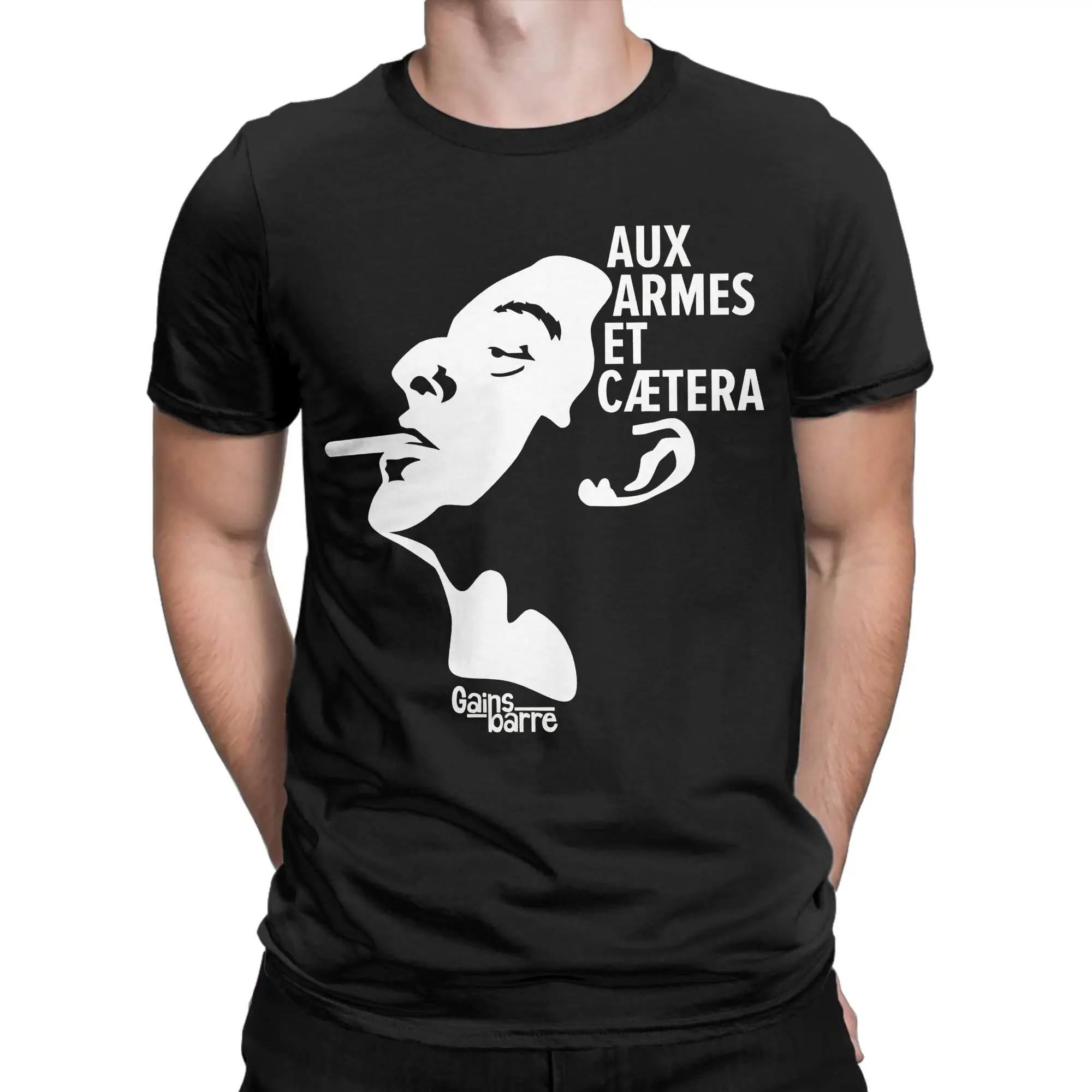 Serge Gainsbourg T Shirt Men's  Vintage Cotton T Shirts Beach O Neck Fashion Tees Design Oversized Tops
