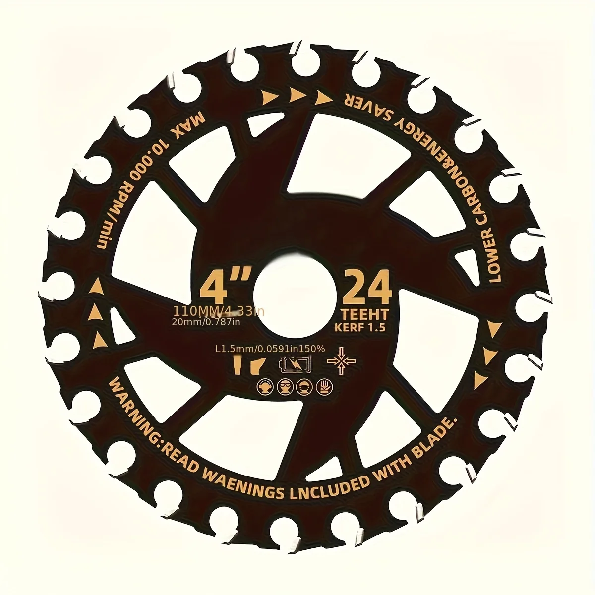 5/5.5inch Energy Saving Lithium Saw Blades ,Efficient Lithium Wood Cutting Saw Blades Woodworking Carpentry Specific Alloy