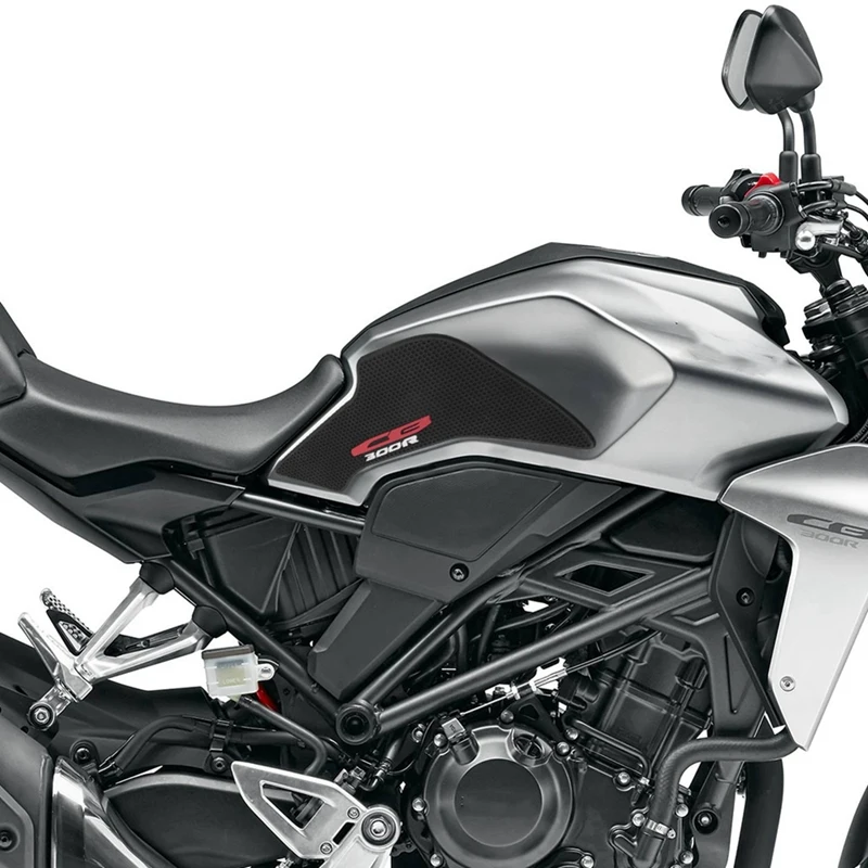 Motorcycle Tank Grip Pads Stickers Protector Traction Pad For Honda CB300R CB 300 R 2023 Accessories-T45C