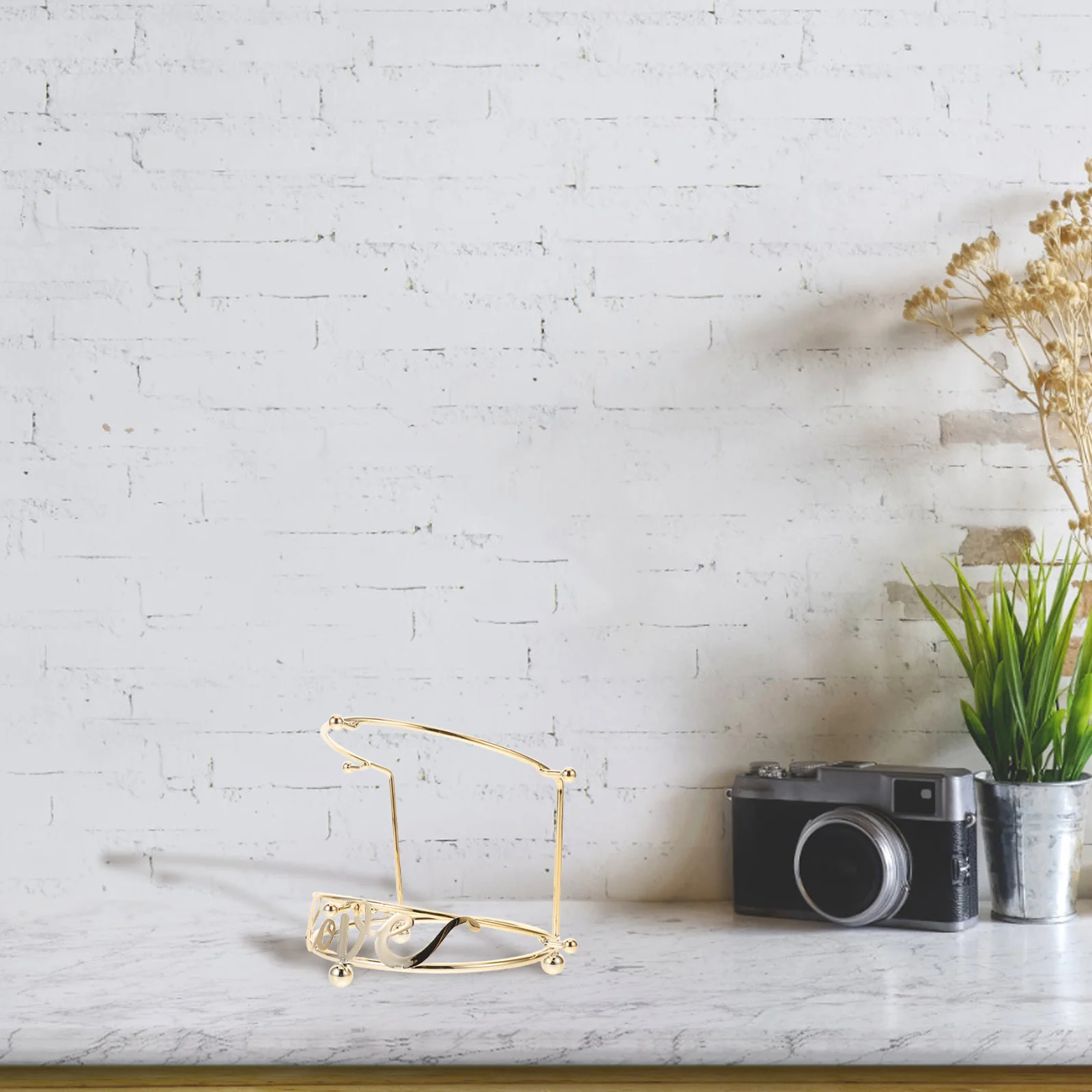 

Elegant 2 Layers Metal Crown Display Stand Tiara Headband Holder Wedding Hair Accessories Organizer Home Store