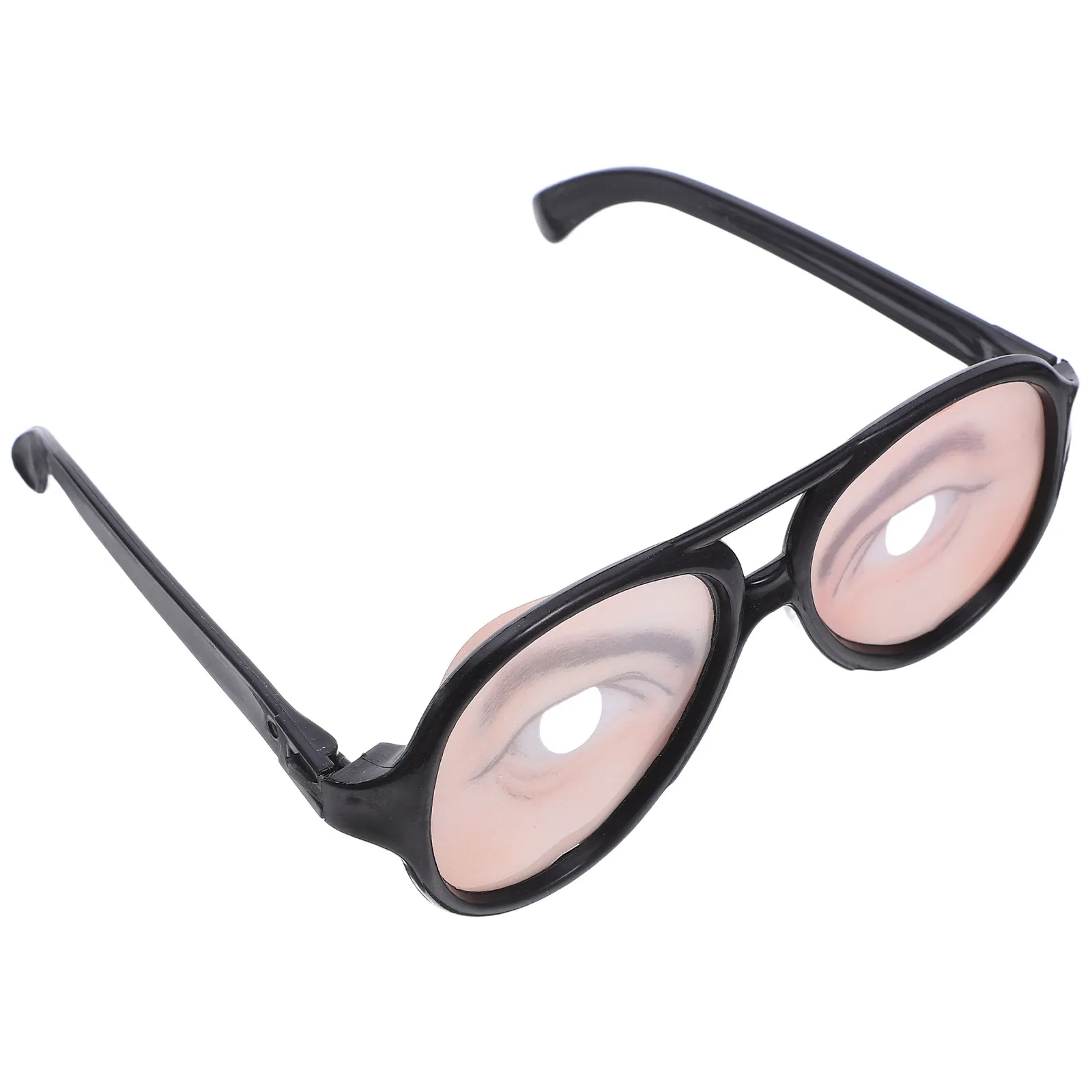 

2Pcs Funny Glasses Prank Eyeglasses for Halloween Cosplay Masquerade Party Joke Eye Props Novelty Costume Eyewear Adult
