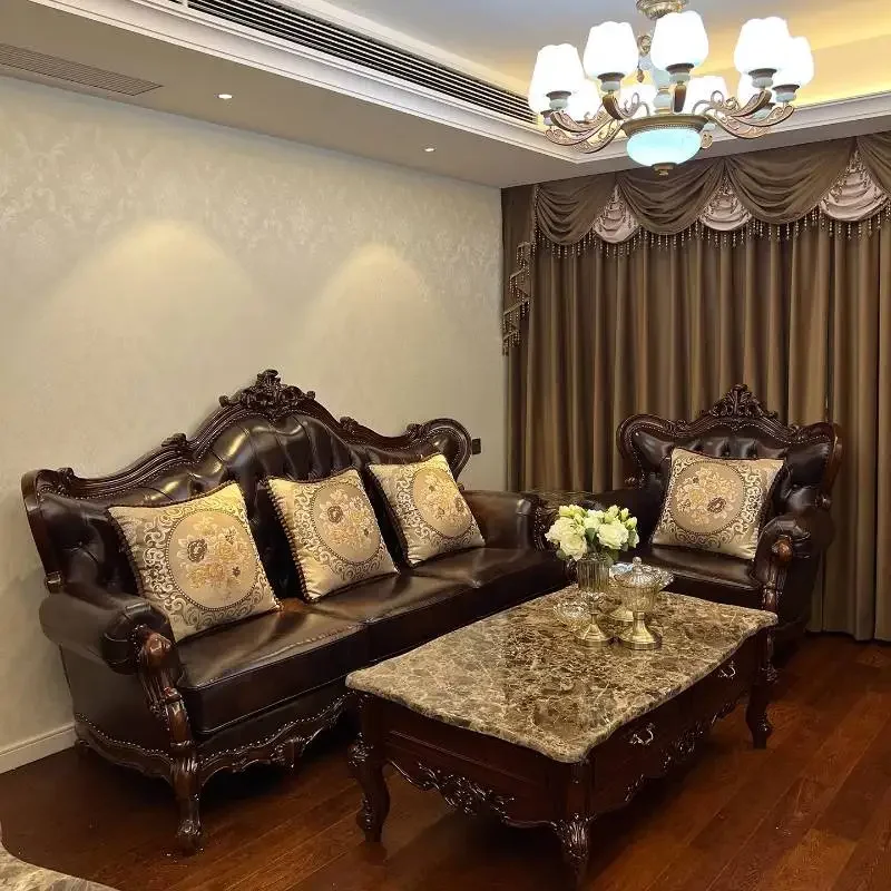 m*-Wood Vintage Living Room Sofas High Back Brown Single Japanese Living Room Sofas Luxury Boneless Banken Woonkamer Couch Sofa.