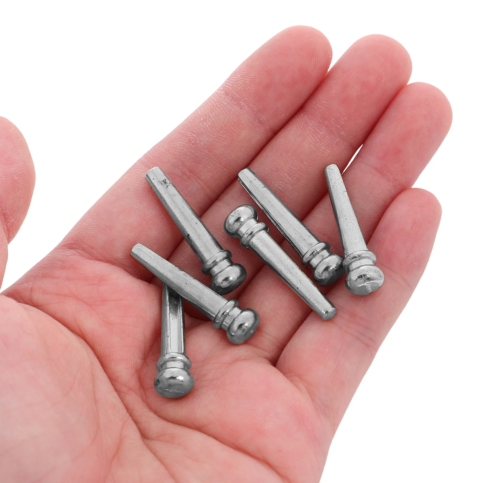 

1 set 1 Set Metal Acoustic Guitar Bridge Pins Folk String Retainer Saddle End Pin Socket Repair Replacement Parts For Guitar
