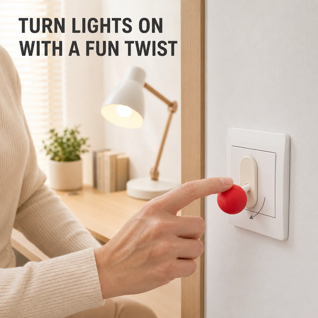 1/2/3pcs 3D Printed Cute Switch Lever Cover For Lamp Power Button Home Office Decoration DIY Custom Fun Novelty Accessory