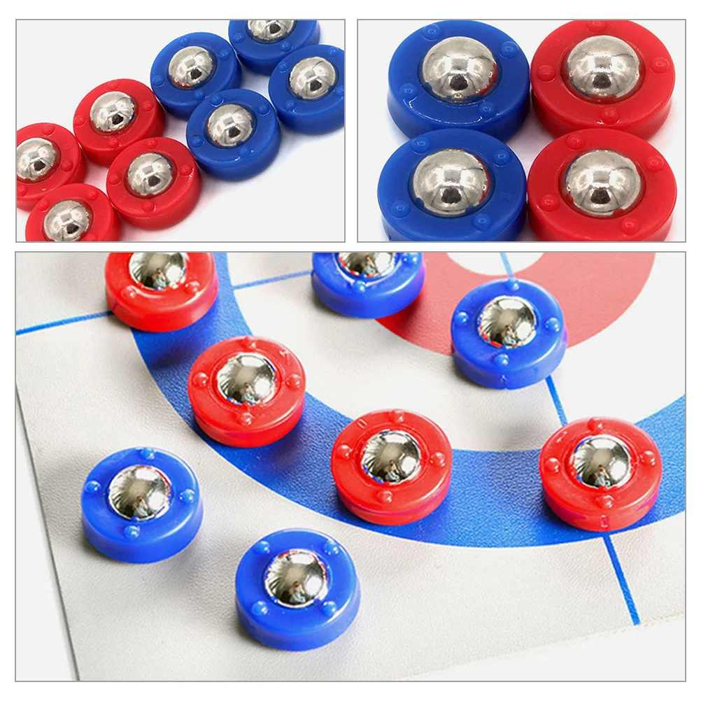

16 Pcs Shrimpboard Games Slider Beads Shuffleboard Tabletop Mini Accessories Puck