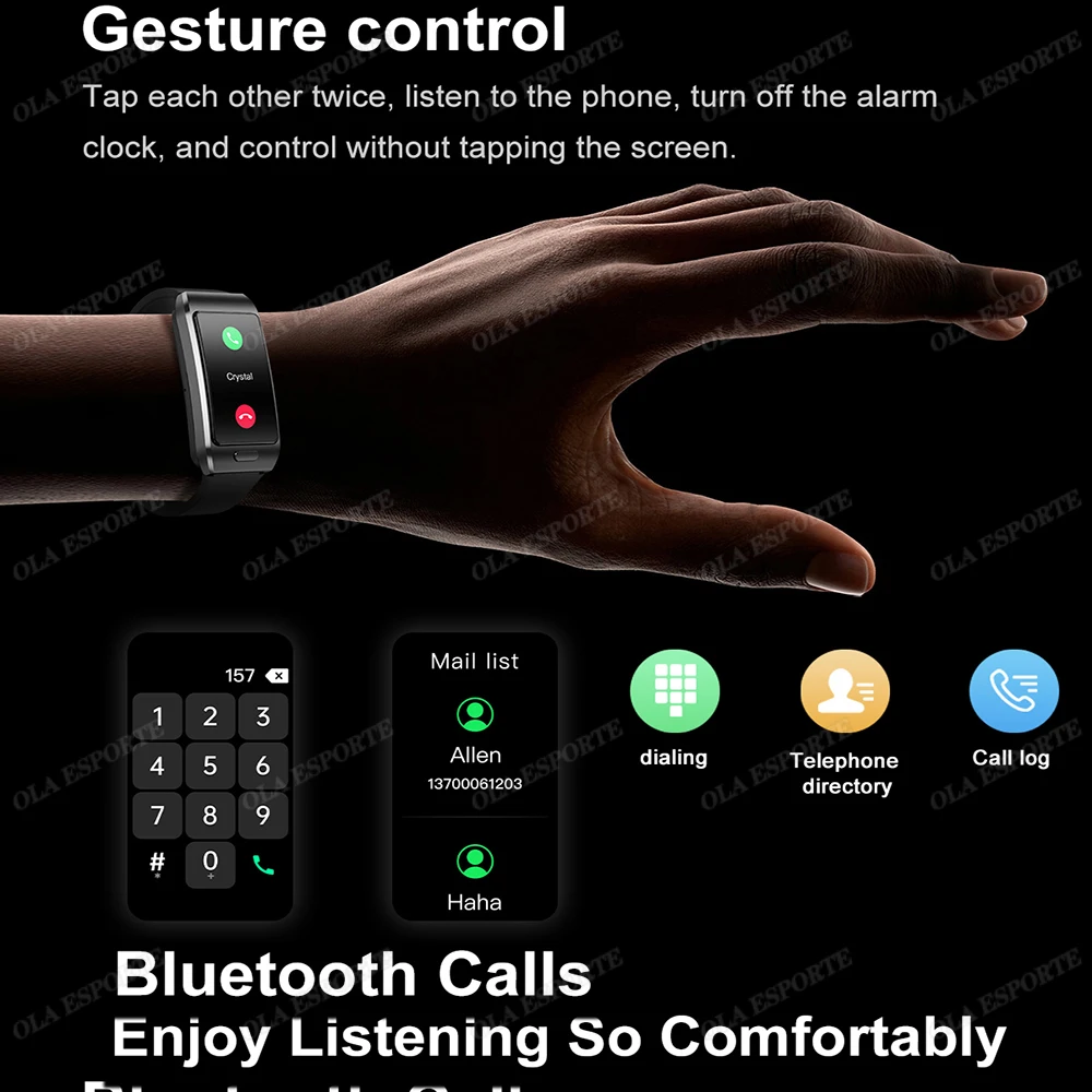 Nowy Smartwatch 2w1 z Słuchawkami, Ulepszenie 2025, Męski Damski, GPS, Śledzenie, Połączenia Bluetooth, Monitorowanie Zdrowia, Kompatybilny z Telefonami Android i iOS