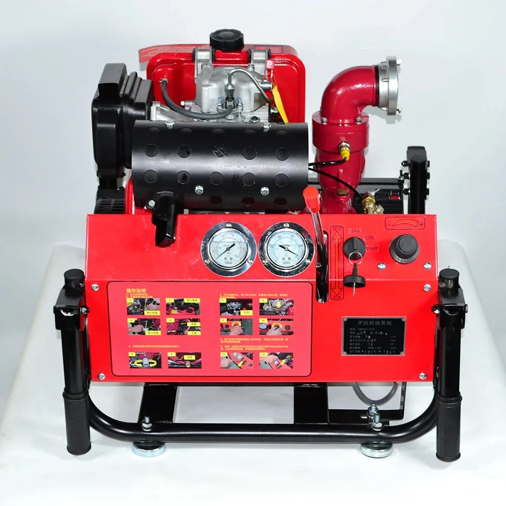 hot selling 499cc 13 Recoil starter/Electric starter high-pressure pump Portable  fire fighting pump