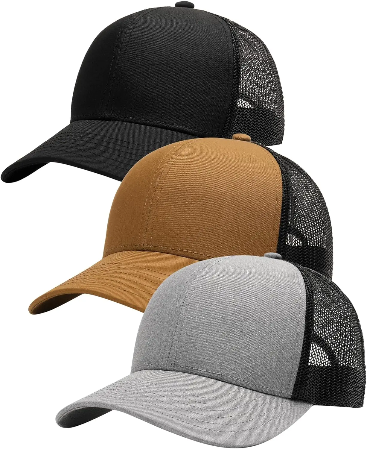

Men's Structured Mesh Trucker Hat Adjustable Baseball Cap Classic Design