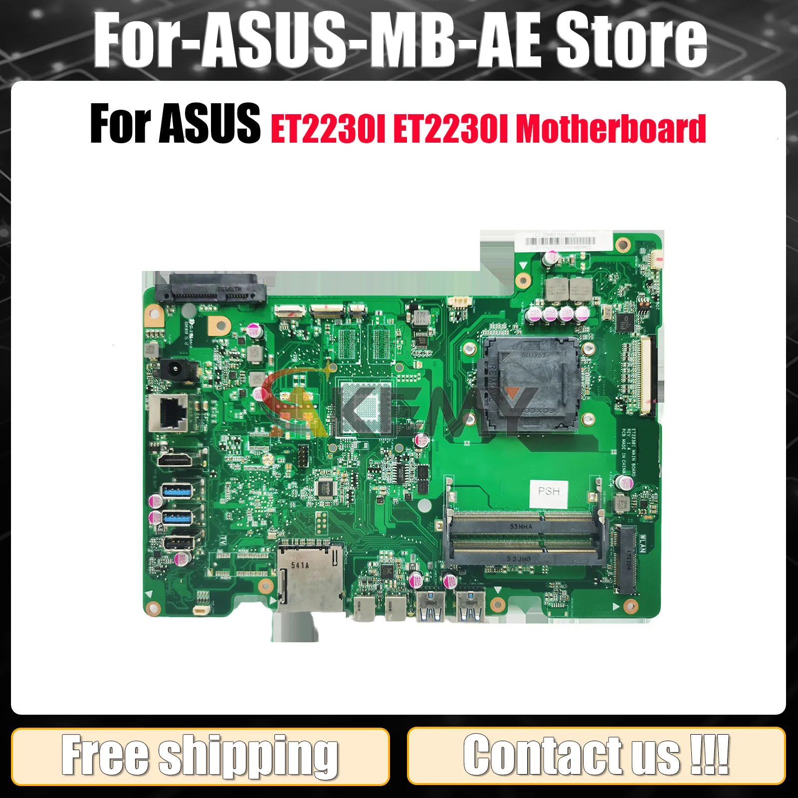 

Материнская плата ET2230I для материнской платы ASUS AIO ET2230I ET2230, этот товар в наличии, 100% тестирование, ОК, быстрая доставка, высокое качество