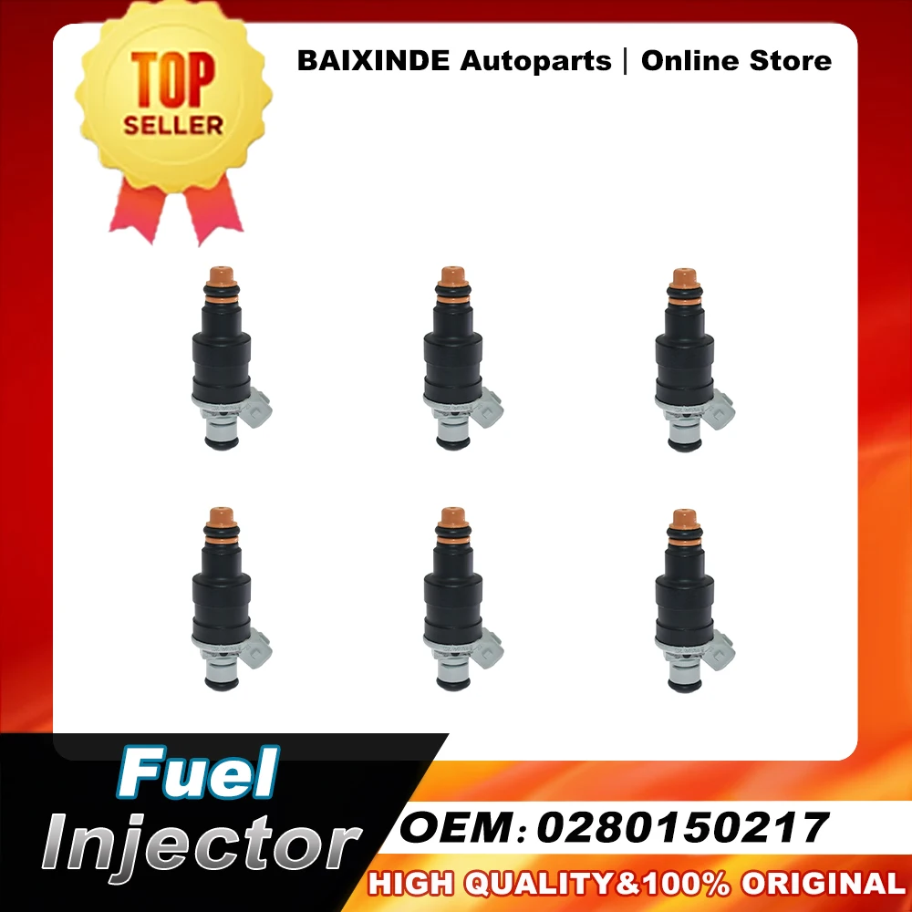 

1/6PCS OEM 0280150217 Fuel Injector Nozzle For Buick Oldsmobile 3.8 V6 1984-1988 Car Auto Accessories