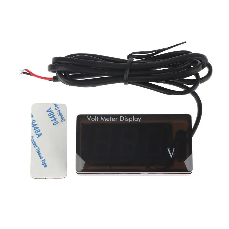 Digital Voltmeter User Friendly Mini LED DC Voltage Monitor Display Panel Meter for DIY Electronic Hobbyist Circuit Testing