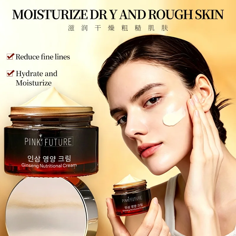 Ginseng Firming & Lifting Face Cream 30g – Anti-Wrinkle Moisturizer with Peptide, Visibly Smooths & Tightens Skin Contour