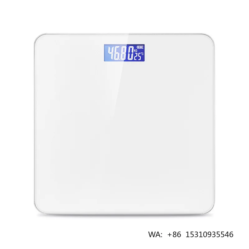 High Precision Tempered Glass Bathroom Scale for Fitness Tracking Smart Digital Body Weight Scale with Bluetooth Analysis