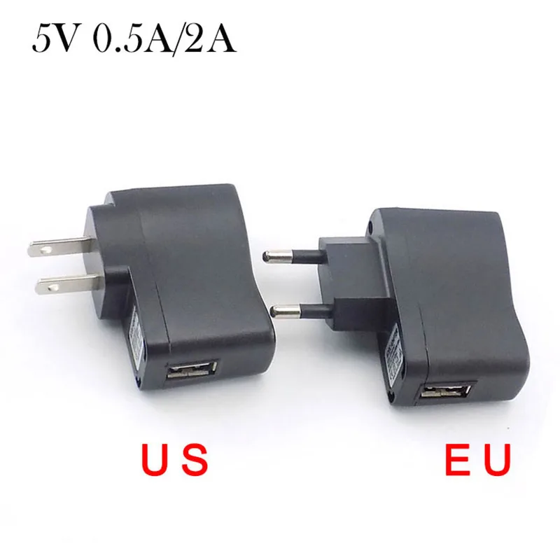 AC to DC USB Charger 5V 0.5A 1A 2A 3A Micro Wall Charging EU/US plug Universal Power Adapter Supply 100V-240V Output B4