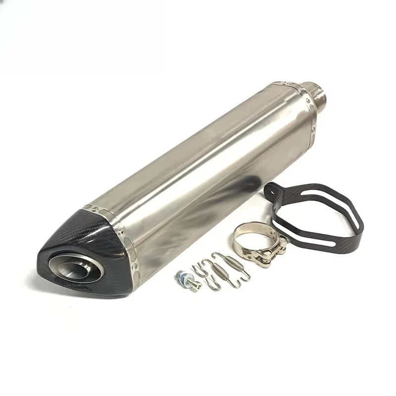 550MM RSV4 1000 Exhaust Muffler Tuono V4 Factory Exhaust Universal Motorcycle  Exhaust Elbow 60.5MM