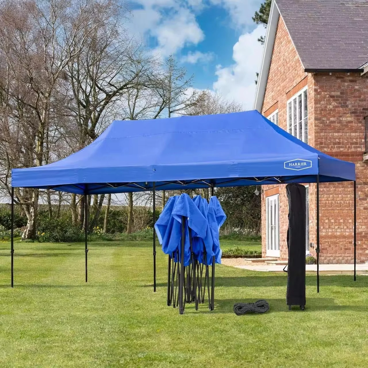 Foldable Canopy 3x3 Folding Awning Commercial Tent Outdoor Heavy Duty Tenda Lipat Tent with logo Canvas Tents for Camping