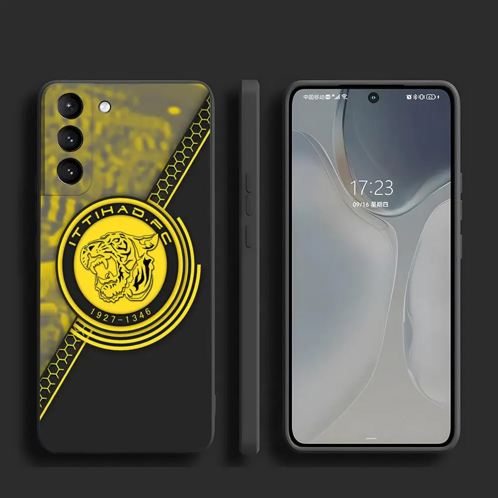 Top Sports-Al Ittihad Club Phone Case for Samsung Galaxy A21 Plus S22 A53 A24 A34 A54 A52 M54 Note 10 20 Ulitra FE  Back Cover