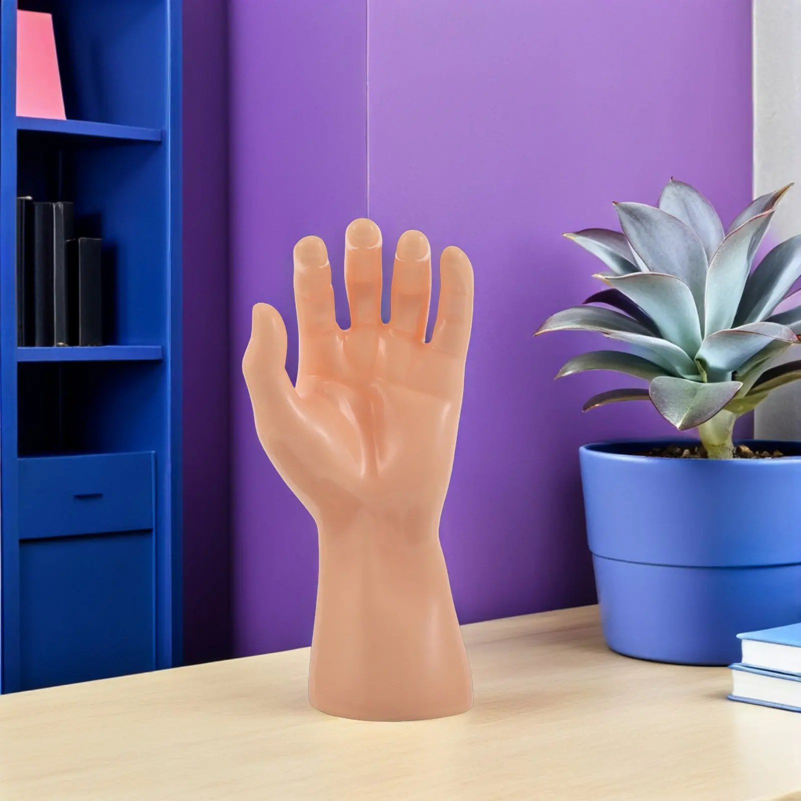 

Male Mannequin Hand Realistic Left Hand For Jewelry Bracelets Watches Gloves Display Multi-Function Desktop Holder Decorative