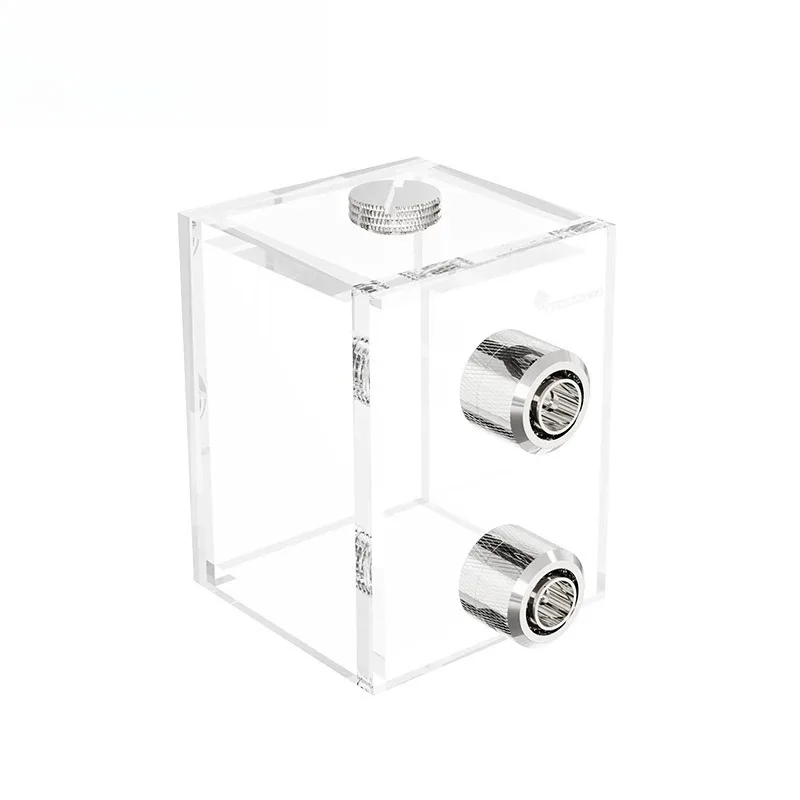 GQSX-T2 Computer Water-cooled Water Tank, Fully Transparent Water Tank, Mini Small Water Tank, Acrylic