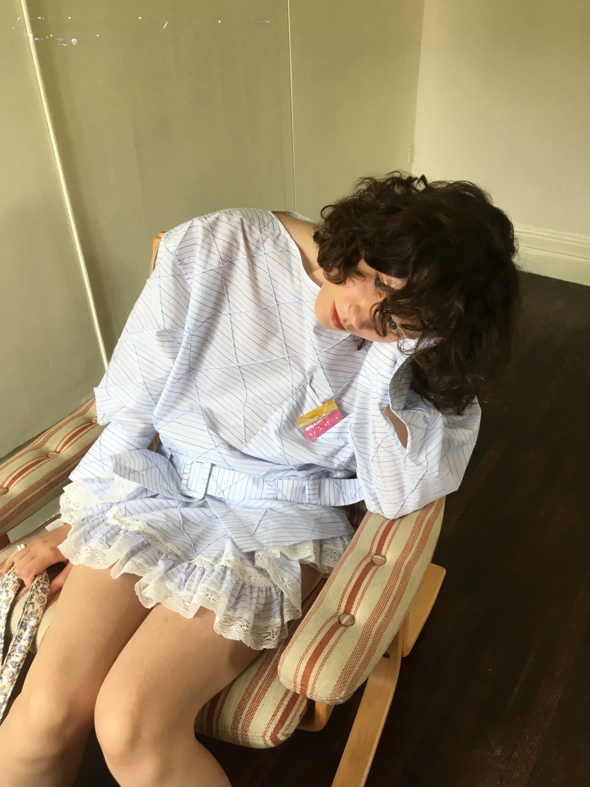 

Женский модный комплект 2026: юбка с асимметричными оборками и топ, дизайнерский шедевр, весенняя коллекция, комплект из двух предметов