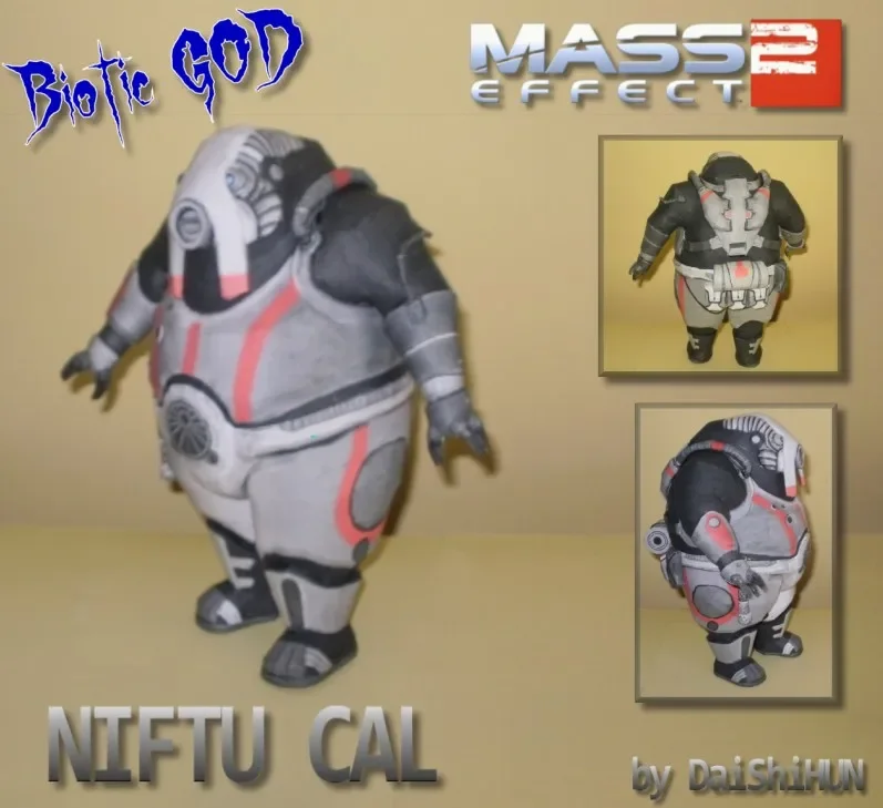 

Mass Effect 2 Niftu Cal The God of Life 3D Paper Model DIY