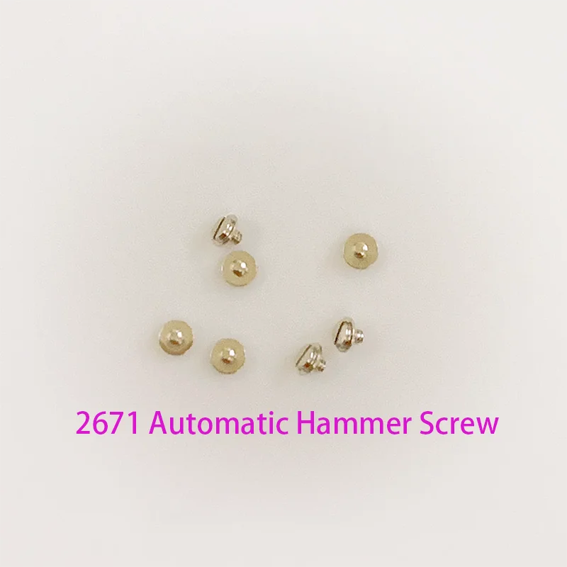 Watch accessories suitable for ETA2671 movement automatic clamp black screw automatic hammer screw