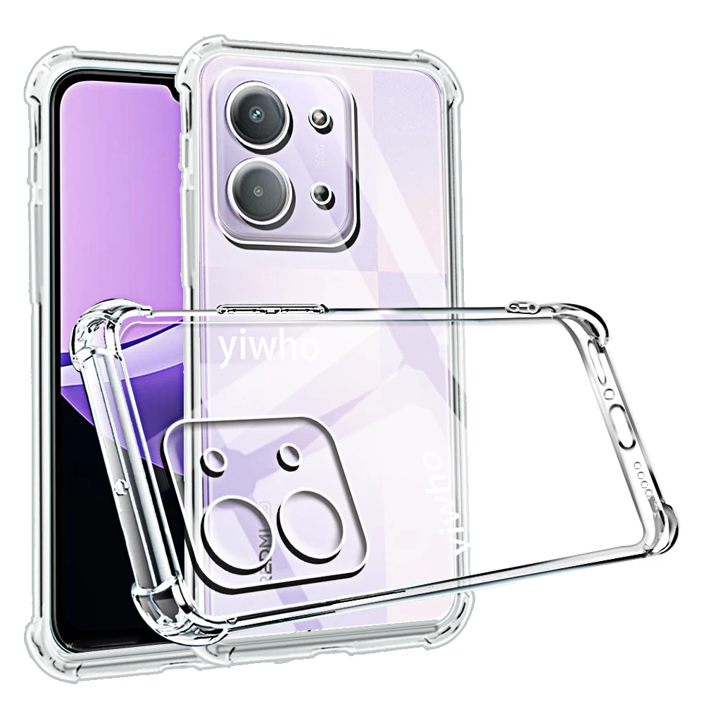 Coque de téléphone transparente pour Redmi 15c 4G 5G, 6.9 pouces, 173 171 Mm, Europe/global, coque arrière en TPU souple et transparente pour Xiaomi Redmi 15 C