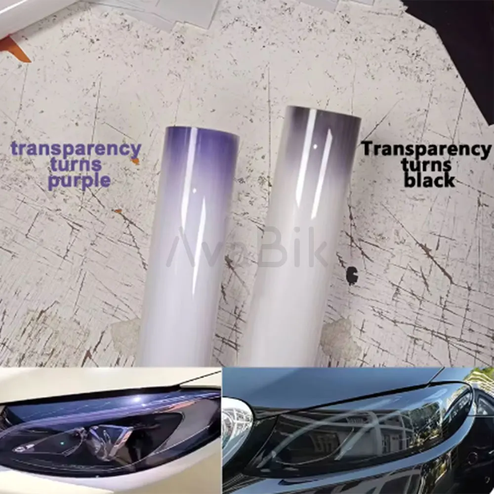 

Sunshine Ultraviolet Control Color Change Automotive TPU Vinyl Wrap Protective Film for Car Headlight Taillight PPF Self-healing